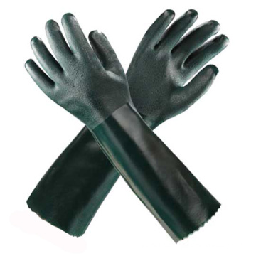 Guantes de protección largos de PVC